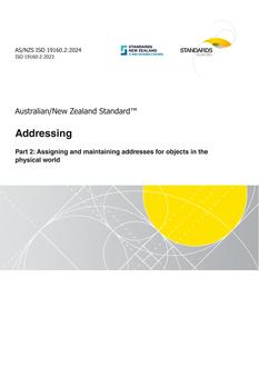AS/NZS ISO 19160.2:2024