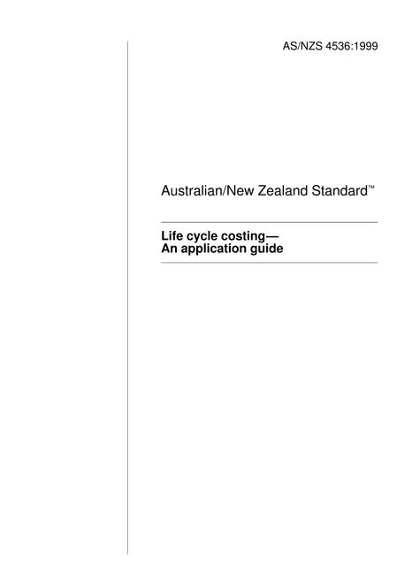 AS/NZS 4536:1999