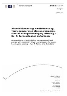 DANSK DS/EN 14511-1