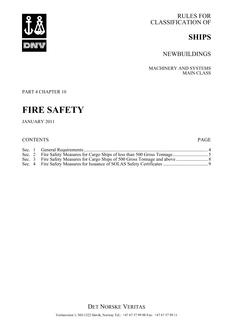 DNV DNV-RU-SHIPS PART 4 CHAPTER 10