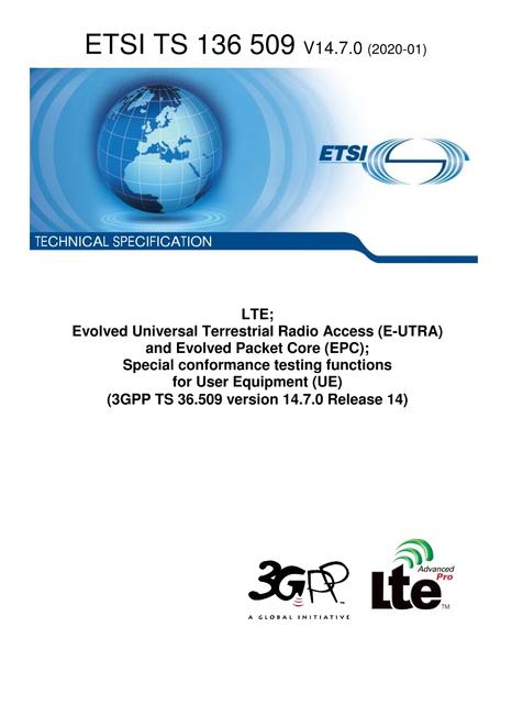 ETSI TS 136 509