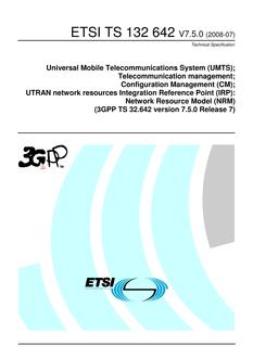 ETSI TS 132 642