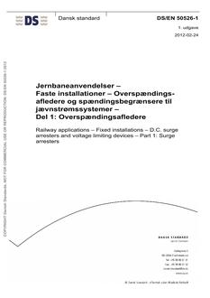 DANSK DS/EN 50526-1