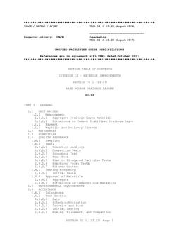 ARMY UFGS-32 11 23.23