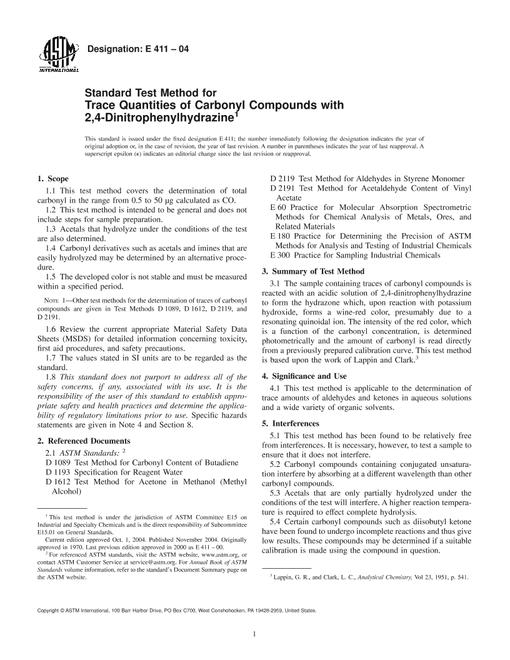 ASTM E411-04