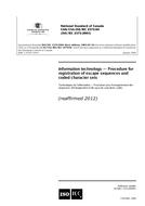 CAN/CSA-ISO/IEC 2375-04 (R2017)