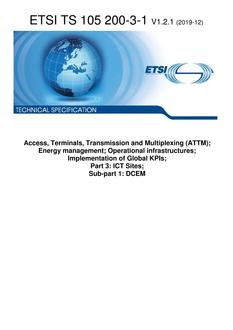 ETSI TS 105 200-3-1