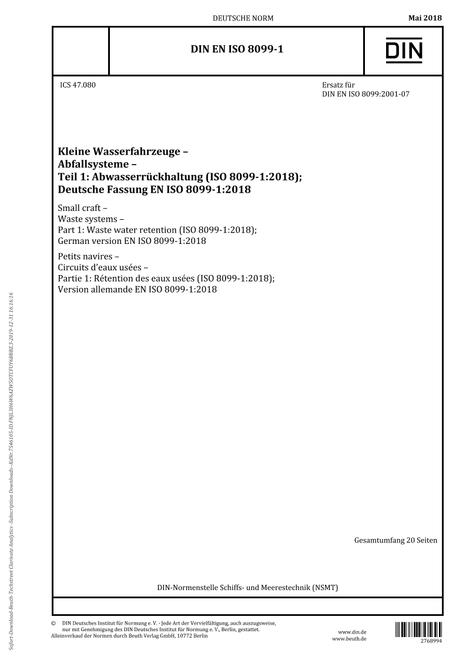 DIN EN ISO 8099-1