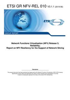 ETSI GR NFV-REL 010