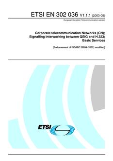 ETSI EN 302 036