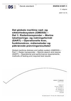 DANSK DS/EN 61097-1