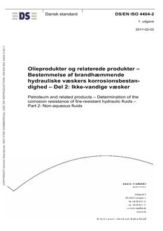 DANSK DS/EN ISO 4404-2