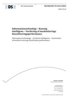DANSK DS/ISO/IEC TS 4213