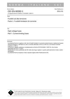 CEI EN 60282-1