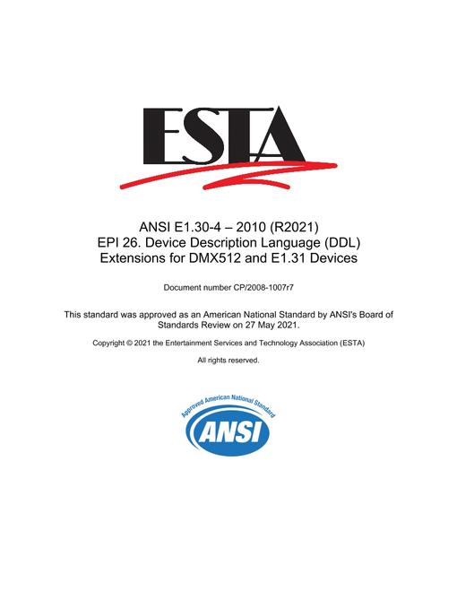 ESTA E1.30-4