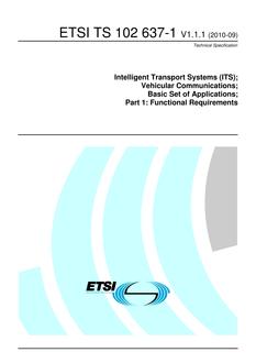 ETSI TS 102 637-1