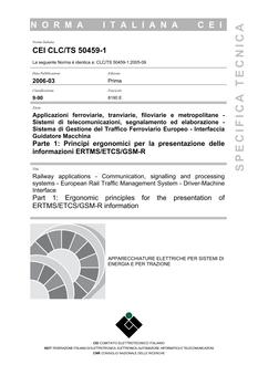 CEI CLC/TS 50459-1