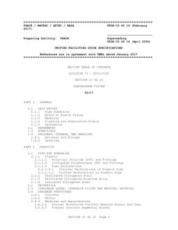 ARMY UFGS-33 46 16
