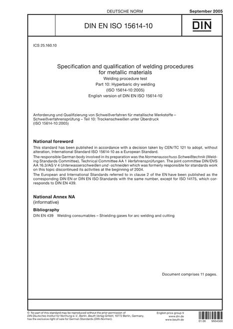 DIN EN ISO 15614-10