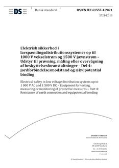 DANSK DS/EN IEC 61557-4
