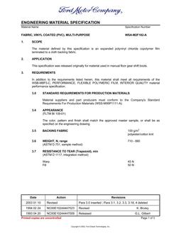 FORD WSA-M2F182-A