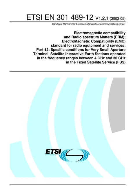 ETSI EN 301 489-12