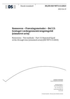 DANSK DS/EN ISO 9073-13
