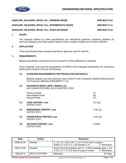 FORD WSE-M4C110-A