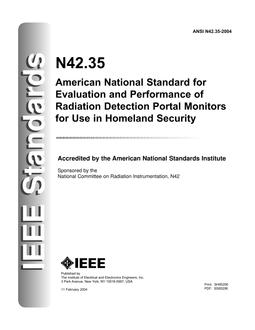 IEEE/ANSI N42.35-2004