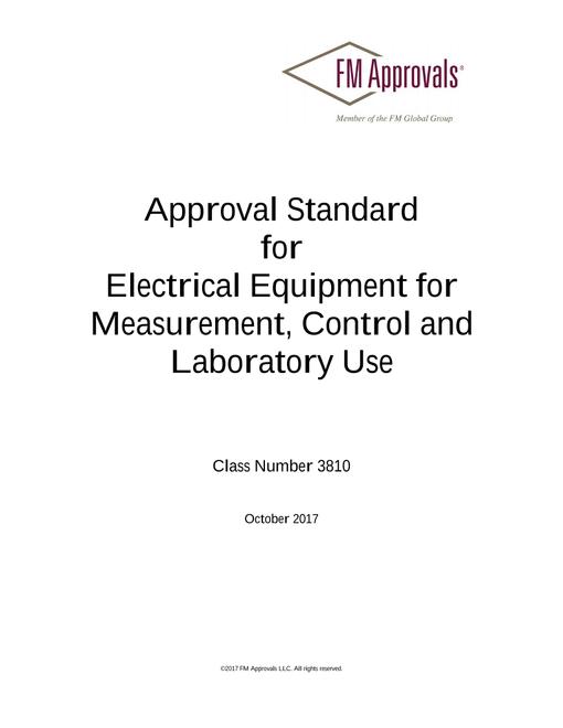 FM Approvals 3810