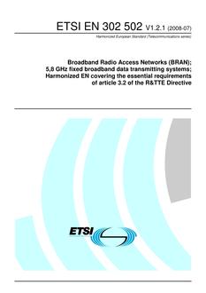 ETSI EN 302 502