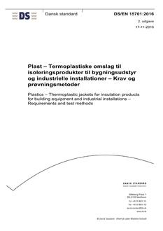 DANSK DS/EN 15701