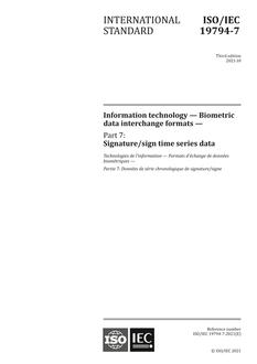ISO/IEC 19794-7:2021