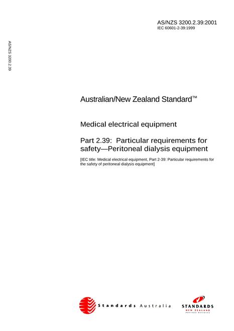AS/NZS 3200.2.39:2001