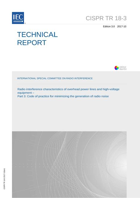 CISPR/TR 18-3 Ed. 3.0 en:2017