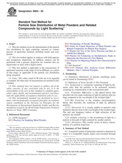 ASTM B822-20
