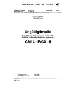 GME GME L-1F/G01-5