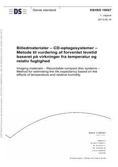 DANSK DS/ISO 18927