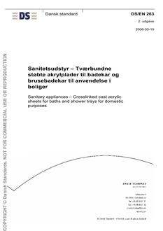 DANSK DS/EN 263