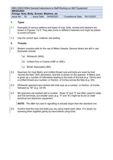 NR NR/L3/SIG/10064/GI/U003 ISSUE 3