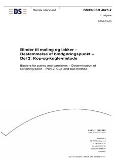 DANSK DS/EN ISO 4625-2