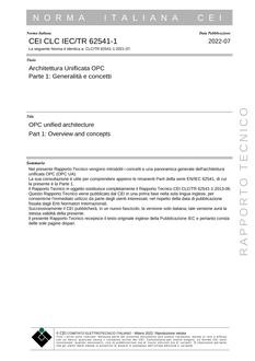 CEI CLC IEC/TR 62541-1