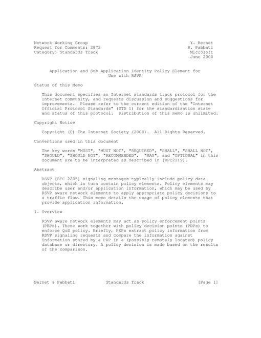 IETF RFC 2872