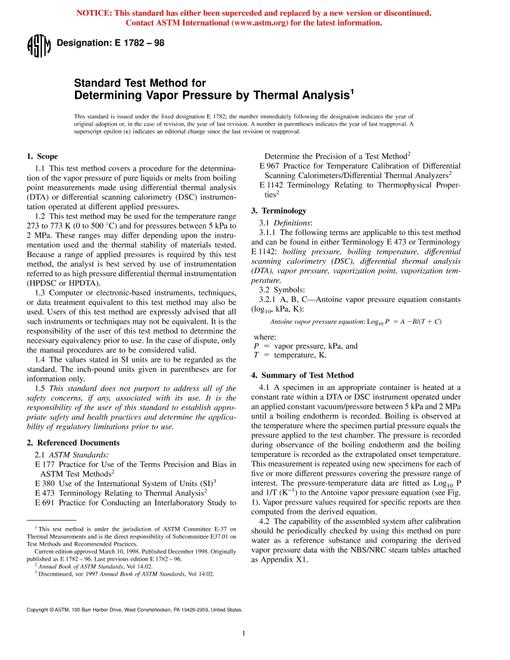 ASTM E1782-98
