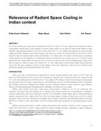 Relevance of Radiant Space Cooling in Indian context