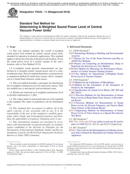 ASTM F2544-11(2018)