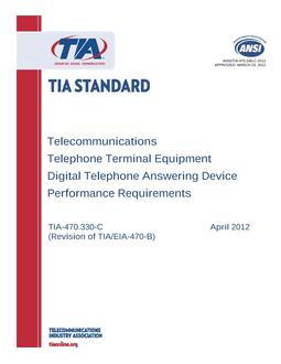 TIA ANSI/TIA-470.330-C