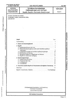 VDI VDI 2241 BLATT 1