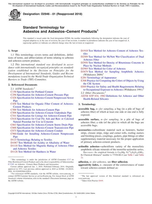 ASTM D2946-01(2018)