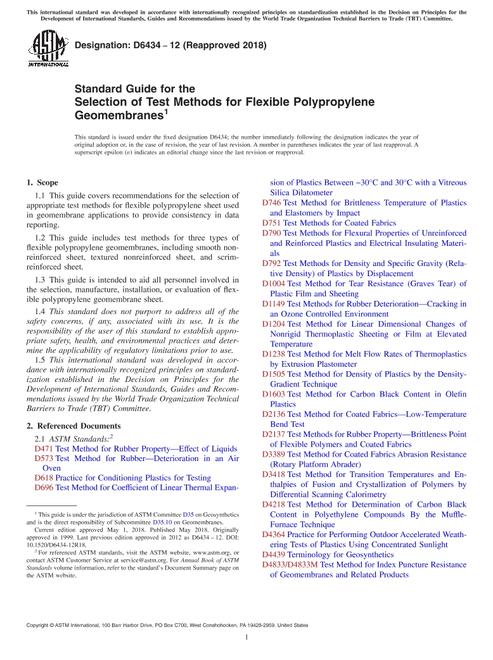 ASTM D6434-12(2018)